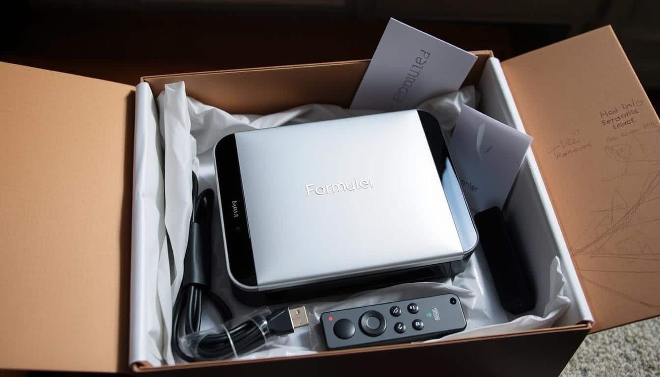 formuler device open box